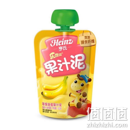 亨氏乐维滋果汁泥120g*24袋