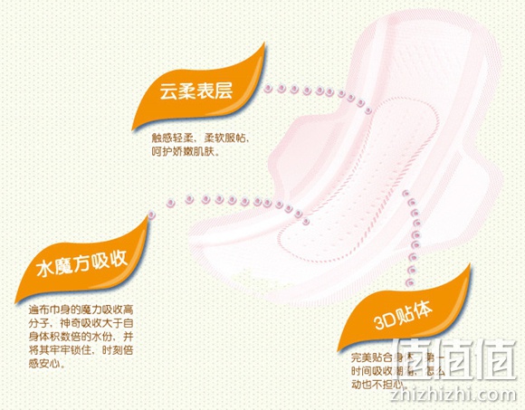三五卫生巾超薄棉质日用
