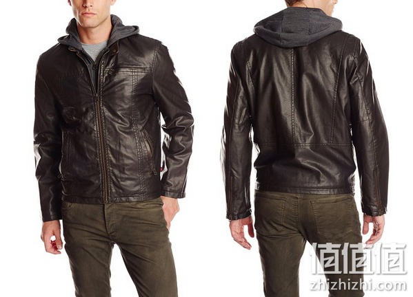 Levi's 李维斯男士连帽仿皮夹克