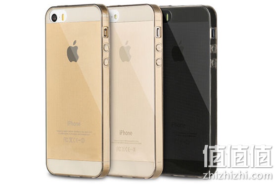 Pzoz超薄透明iphone5S硅胶手机壳