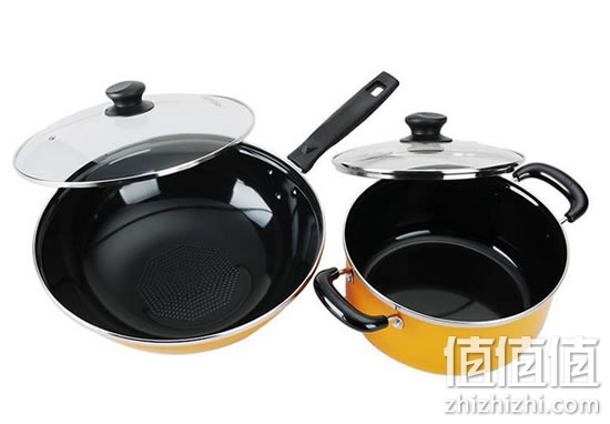 爱仕达TZ02CT搪瓷锅具二件套