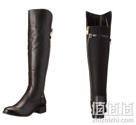 Calvin Klein 卡尔文•克莱恩 Gladys 女士真皮长筒靴