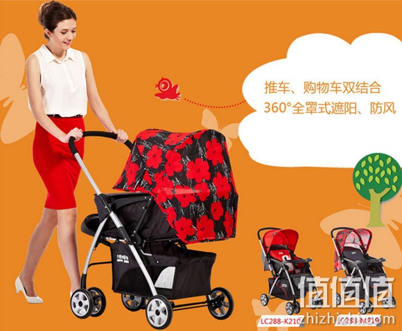 小龙哈彼多功能婴儿车