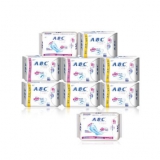 ABC 纤薄纯棉排湿无黏腻卫生巾9件套 京东商城价格