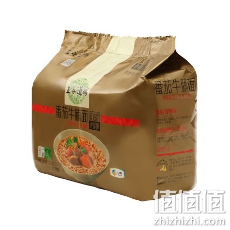 五谷道场骨汤蔬菜番茄牛腩面113g*5包