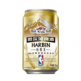 哈尔滨 小麦王啤酒 330ml*24听*2箱