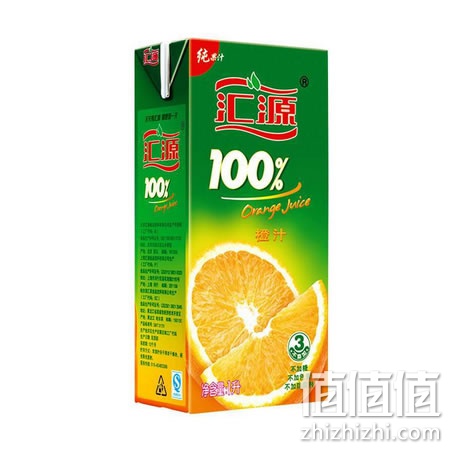 汇源100%橙汁1L*12