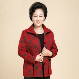 华西韵 中老年女士毛呢外套