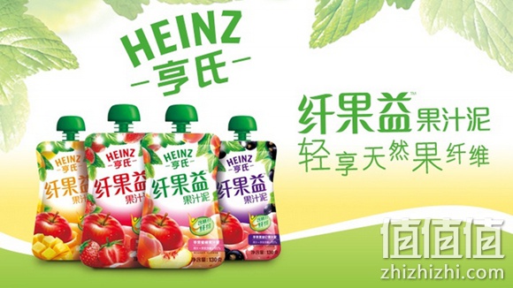 亨氏纤果益苹果蜜桃果汁泥