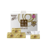 清风 原木纯品抽取式面纸 3层150抽*20包 亚马逊中国价格