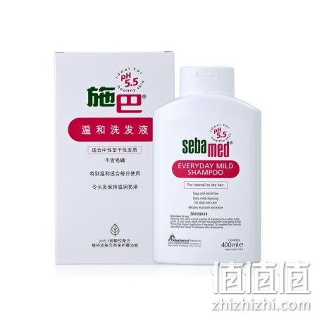 施巴无硅油温和洗发液400ml