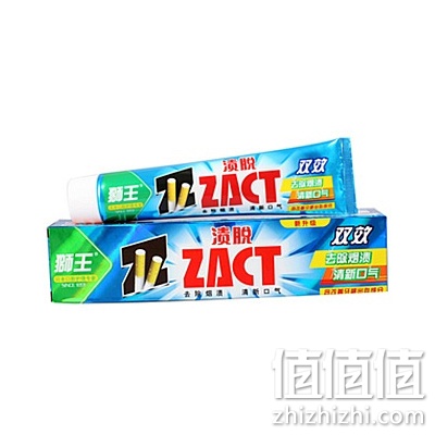 狮王渍脱双效牙膏