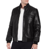 Levi's 李维斯 Washed Leather 男士真皮夹克 美国 Amazon