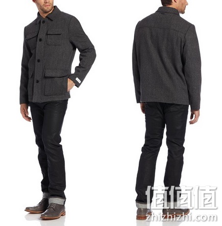 Calvin Klein 卡尔文·克莱恩男士羊毛混纺外套