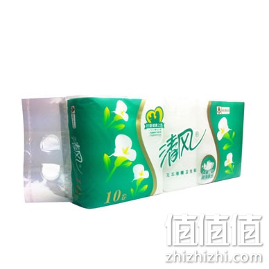 清风马蹄莲无芯卷纸