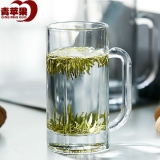 青苹果 透明玻璃泡茶杯