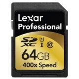 1.7折！史低！Lexar 雷克沙专业系列 400x 128 GB SDXC 存储卡 美国 Amazon