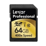 Lexar 雷克沙 Professional 400x 64GB UHS-I SDXC存储卡 美亚