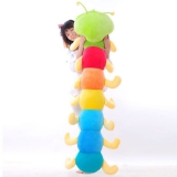 可爱毛绒毛毛虫抱枕 60cm