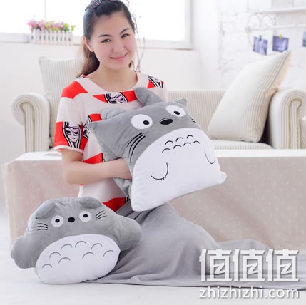 呼多玩具龙猫抱枕公仔