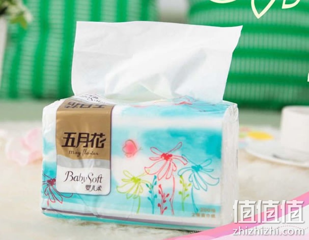 五月花婴儿柔抽纸