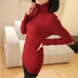 简莹 女士韩版高领打底衫毛衣