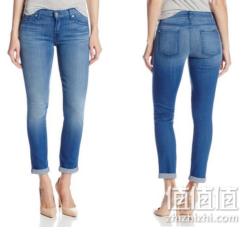 7 For All Mankind 赛文•弗奥曼德 Slim Illusion 女士紧身牛仔裤
