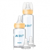 飞利浦 新安怡 SCD803/01 标准口径新生儿玻璃奶瓶套装 亚马逊中国价格