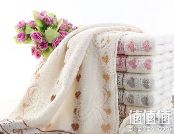 桃心毛巾