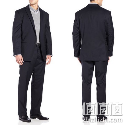 CK (卡尔文•克莱恩 Calvin Klein) 男款全羊毛修身西装