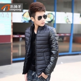 百纯羊 男士韩版修身棉服
