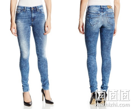Diesel 迪赛 Skinzee 女款超紧身牛仔裤 0829F