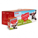 欧洲进口牛奶 韦沃（ VIVA）草莓牛奶200ML*12礼盒装 京东商城价格