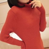 仙の韵 女士韩版百搭高领长袖修身打底衫