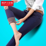女士可外穿加绒加厚小脚裤铅笔裤
