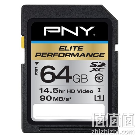 必恩威PNY Elite Performance 64GB存储卡