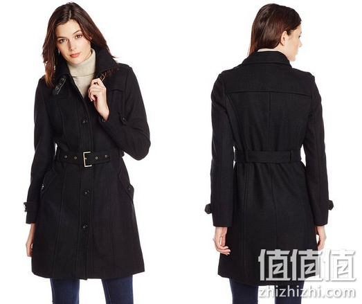 Tommy Hilfiger 汤米•希尔费格女士羊毛混纺大衣