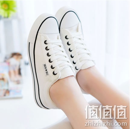 奔步情侣款帆布鞋
