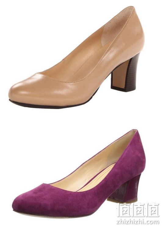 Cole Haan 可汗 Edie 女士真皮粗跟鞋