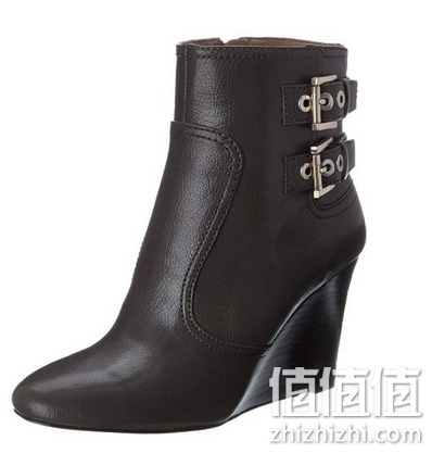 Nine West 玖熙 Herbert 女士英伦风真皮坡跟短靴