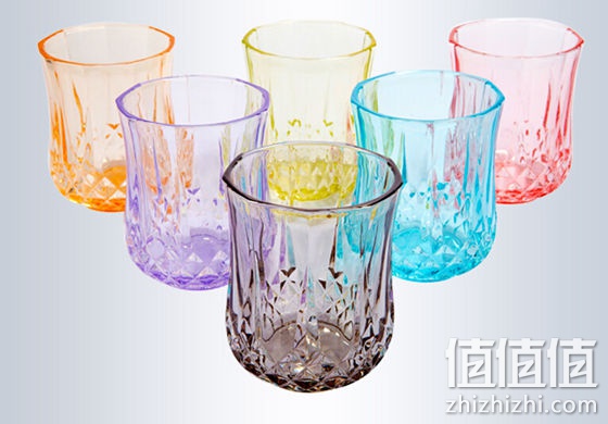威美炫彩玻璃水杯