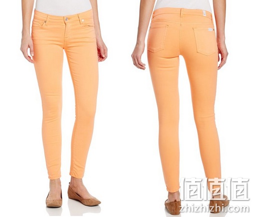 7 For All Mankind 女士紧身及踝牛仔裤