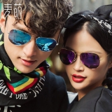 麦萌 男女时尚炫彩蛤蟆镜