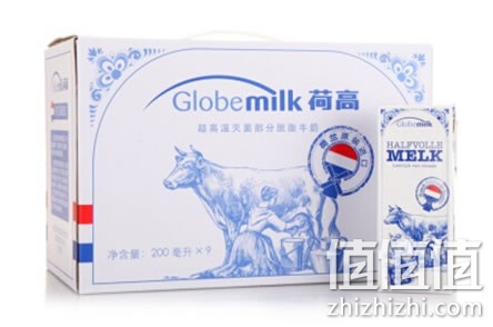 荷高脱脂纯牛奶
