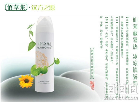 佰草集晒后修护冰肌雪芙