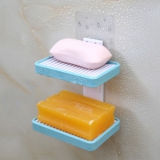 吸盘双层肥皂盒
