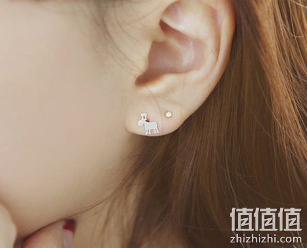 纯银耳钉