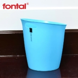 糖果色手提式塑料垃圾桶 6L