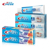 佳洁士炫白双效牙膏180g*2+全优7效去牙渍健白牙膏140g*3 当当价格