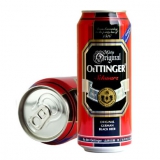 奥丁格（OETTINGER）黑啤酒 500ml*12听礼盒装 京东商城价格